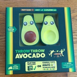 Source Unknown Throw Throw Avocado Game - Green and Brown